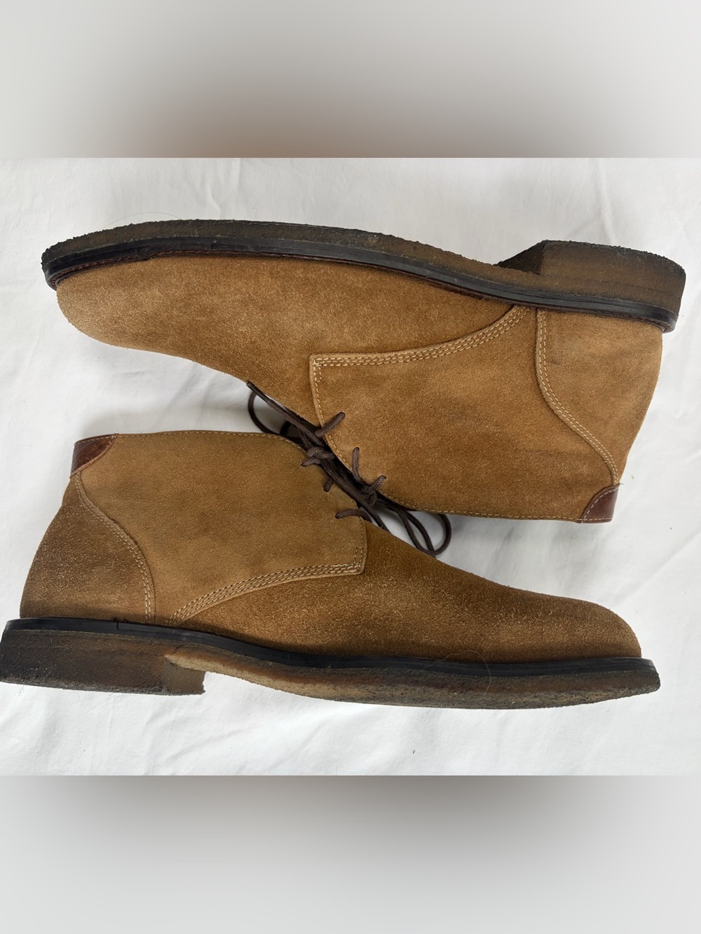 Johnston & Murphy Mens Brown Suede Copeland Chukka boot size 9M Preowned